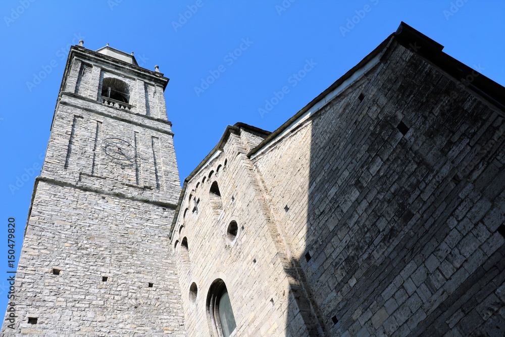 Church San Giacomo in Bellagio at Lake Como, Lombardy Italy Church San Giacomo in Bellagio at Lake Como, Lombardy Italy