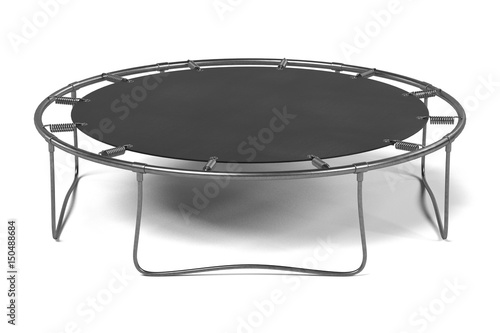 realistic 3d render of trampoline photo