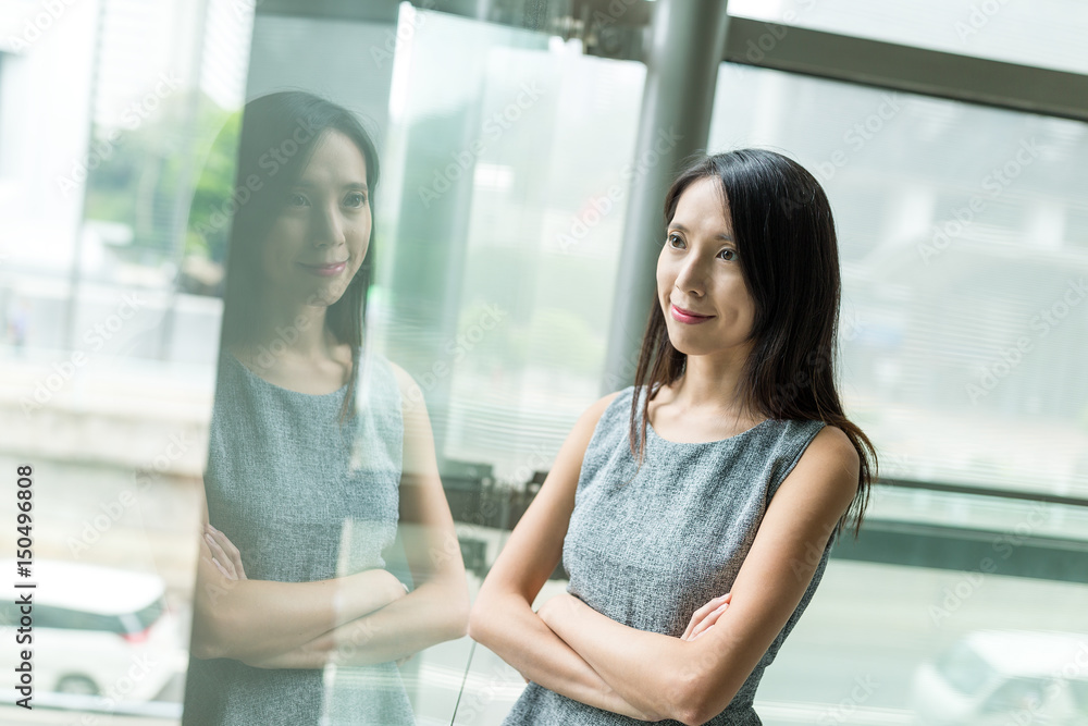 Businesswoman in office