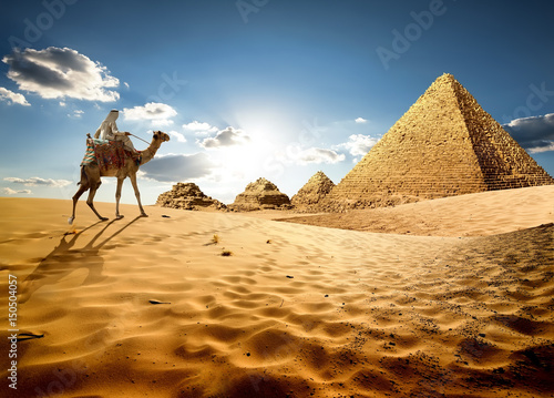 Canvas Print In sands of Egypt