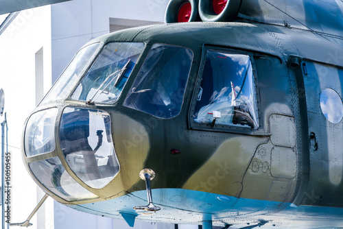 Helicopter cockpit outside wiev © Denis Starostin