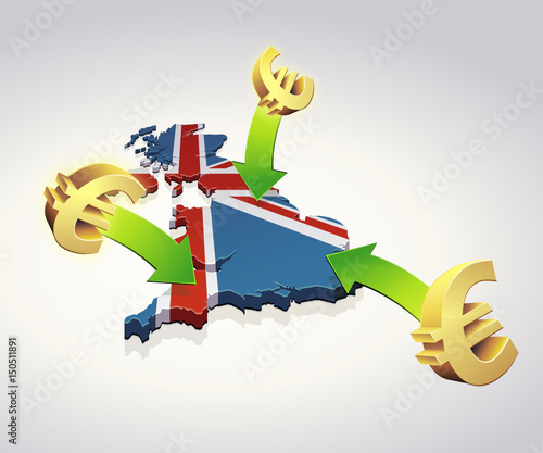 Arrivée d'Euros au Royaume-Uni