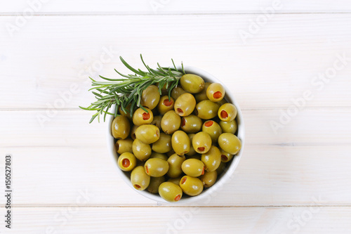 Tapety artystyczne stuffed green olives