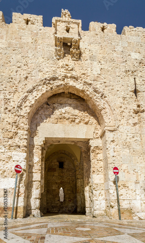 The Zion Gate of Jerusalem  Israel