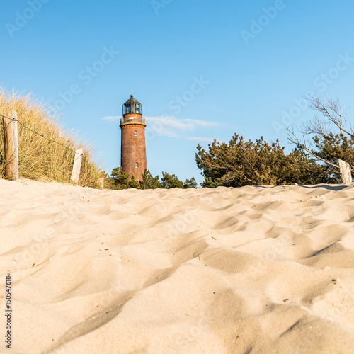 Leuchtturm in Darßer Ort bei Prerow, Ostsee photo