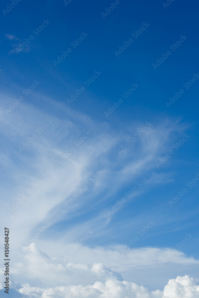 cloud above blue sky