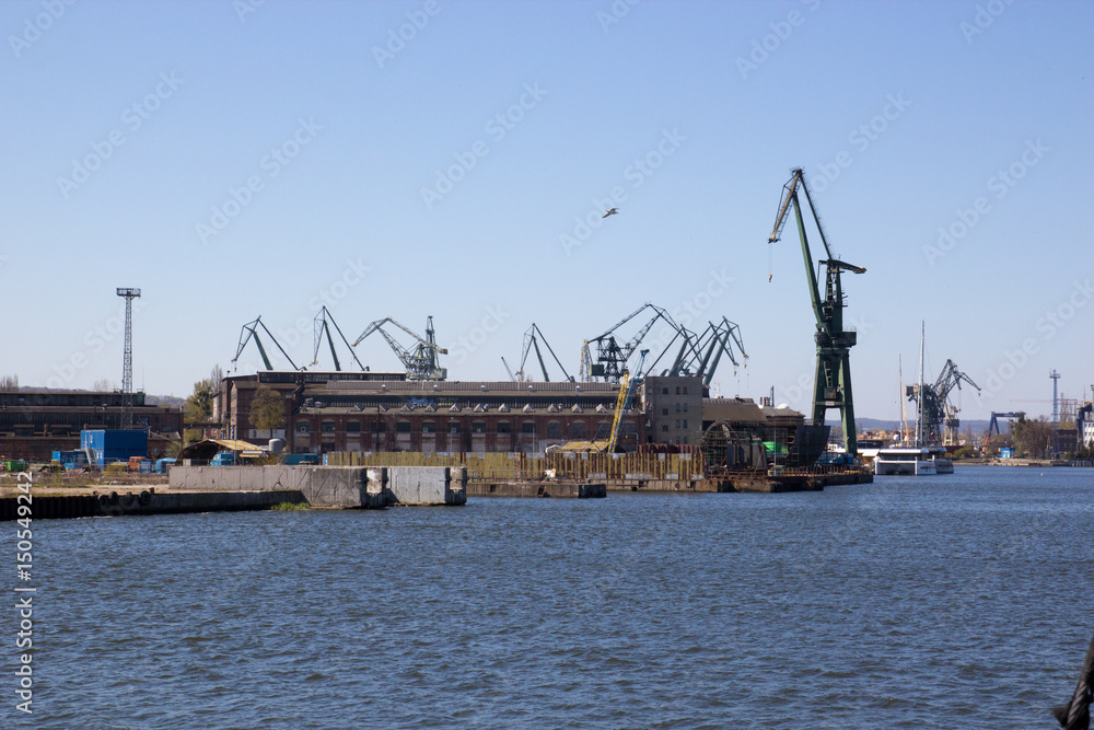 Shipyard view from the river