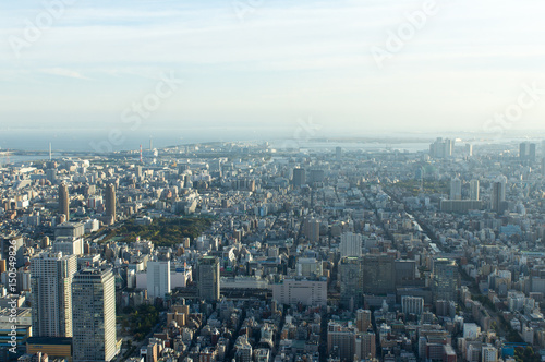 東京スカイツリーから東京湾を臨む © Takashi Sasai
