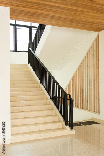 Stairs in modern villa interior