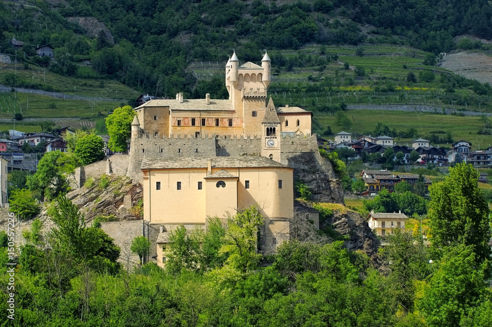 Saint-Pierre Castello im Aostatal - Saint-Pierre Castello in Aosta Valley
