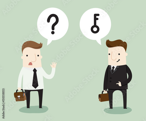 Question and answer in business