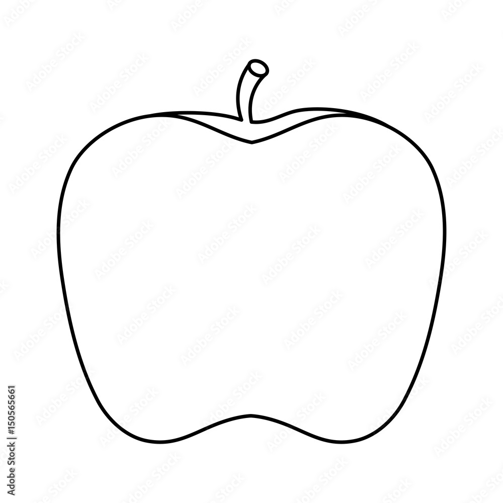 apple fruit icon over white background. vector illustration apple fruit icon over white background. vector illustration