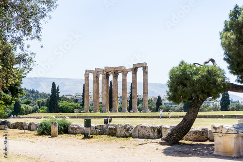 ATHENS, GREECE - May 3, 2017: view of Historic Old Acropolis of Athens