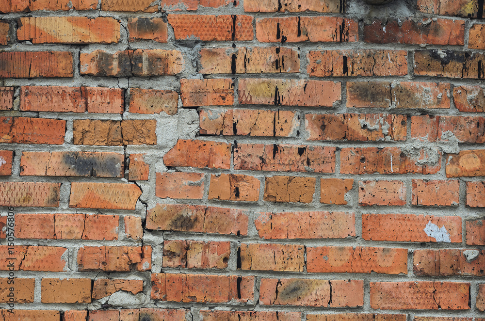 Fototapeta premium Old grunge brick wall background