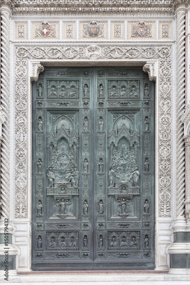 Facade of the Cathedral of Santa Maria del Fiore in Florence