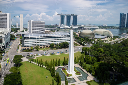 Photography Singapore Downtown, Esplanade Theatres on the Bay, Marina Bay Sands, Art Science