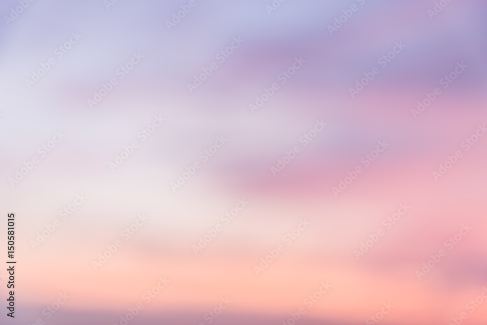 Blur image background concept of Beautiful sunset sky background
