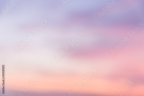 Blur image background concept of Beautiful sunset sky background © Hide_Studio