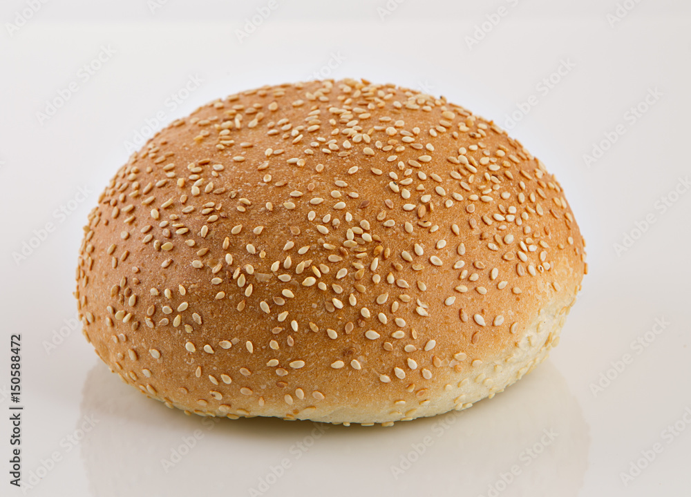 Various bread over a white background. Various bread over a white background.