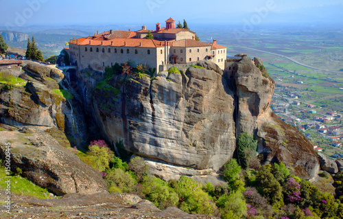 Meteora, Greece. Monastery of Saint Stephen Holy Monastery.