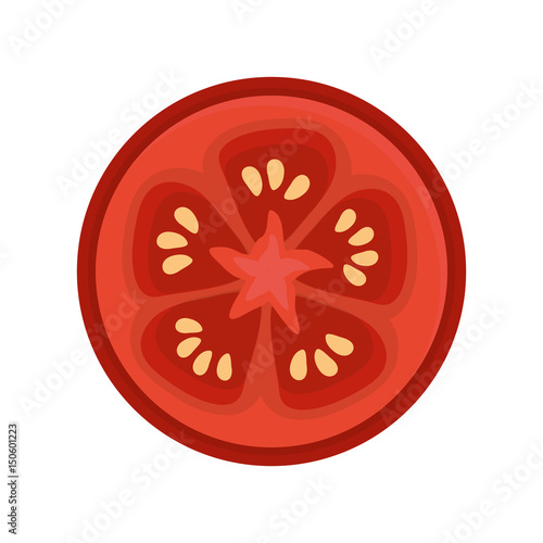fresh slice tomato organ vegetable