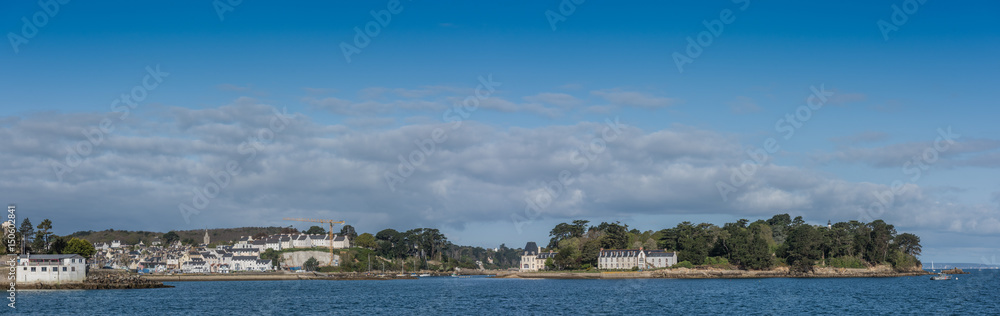 Harbor of Douarnenez, French countryside, Finistere, Brittany, France