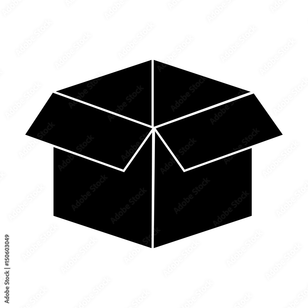 carton box icon over white background. vector illustration carton box icon over white background. vector illustration