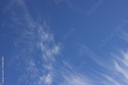 Blue sky background