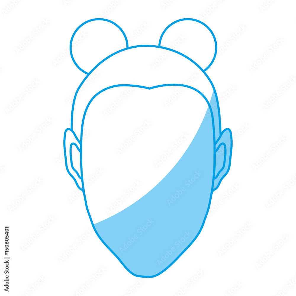 woman avatar icon over white background. vector illustration woman avatar icon over white background. vector illustration