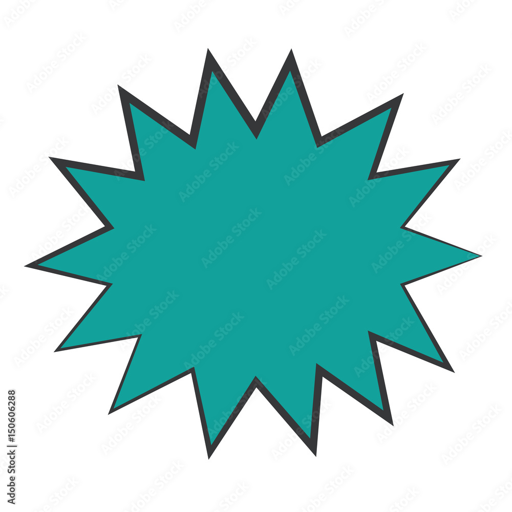 Retro burst comic pop art icon over white background. vector illustration Retro burst comic pop art icon over white background. vector illustration