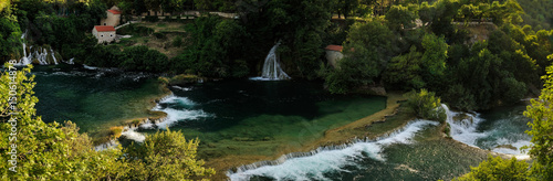 Wasserfälle, u.a. Drehort der Winnetou Filme, Nationalpark Krka, Region Sibenik-Knin, Mitteldalmatien,
