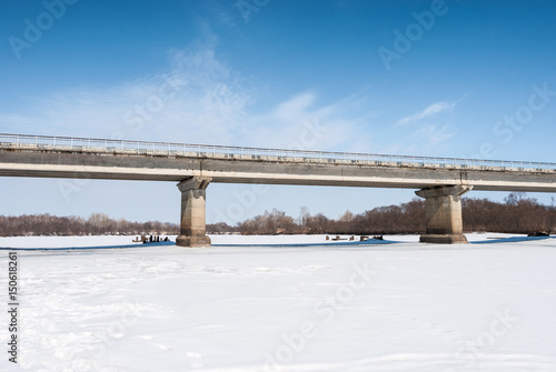 bridge on the river © Pavel Vorobyev