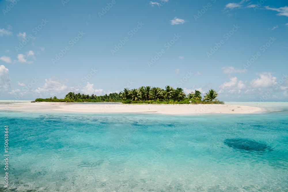 Island and coastline, Tahiti, South Pacific Island and coastline, Tahiti, South Pacific