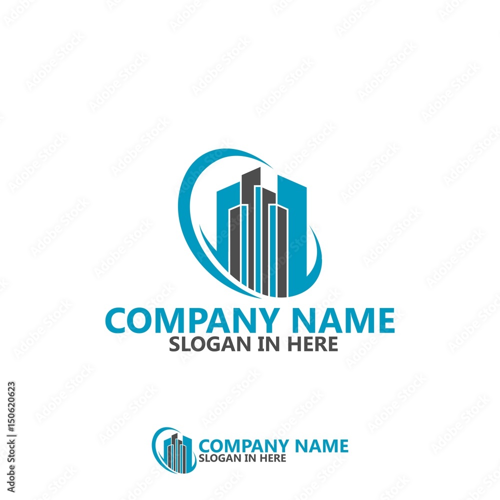 Skyline building Logo template