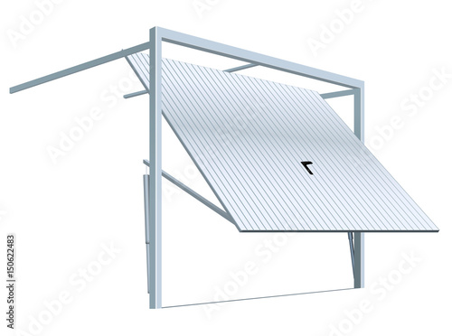 Automatic wireless garage door system - remote open
