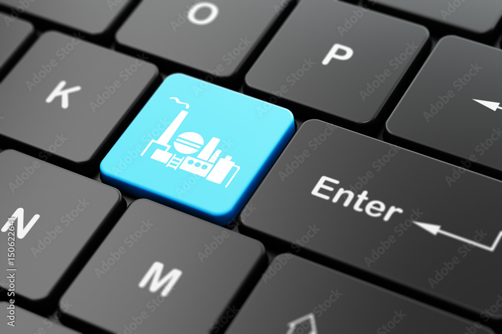 Business concept: Oil And Gas Indusry on computer keyboard background Business concept: Oil And Gas Indusry on computer keyboard background