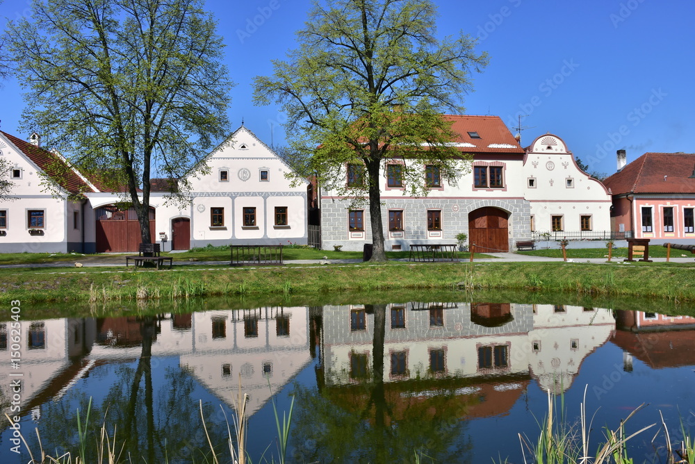 Holasovice,UNESCO protected typical south Bohemia village,Czechcrepublic