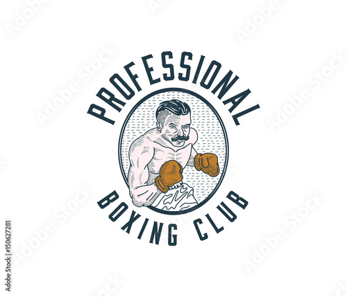 Professional boxer colored