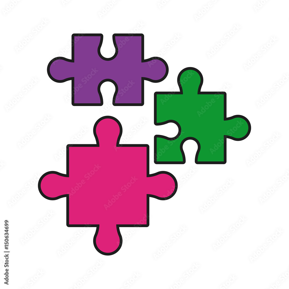 puzzle jigsaw piece business team vector illustration puzzle jigsaw piece business team vector illustration