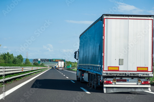 Heavy cargo on the road