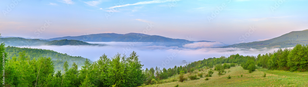 Carpathians mountains in Ukraine