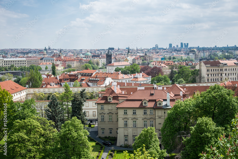 Республика Чехия. Городская панорама города Прага