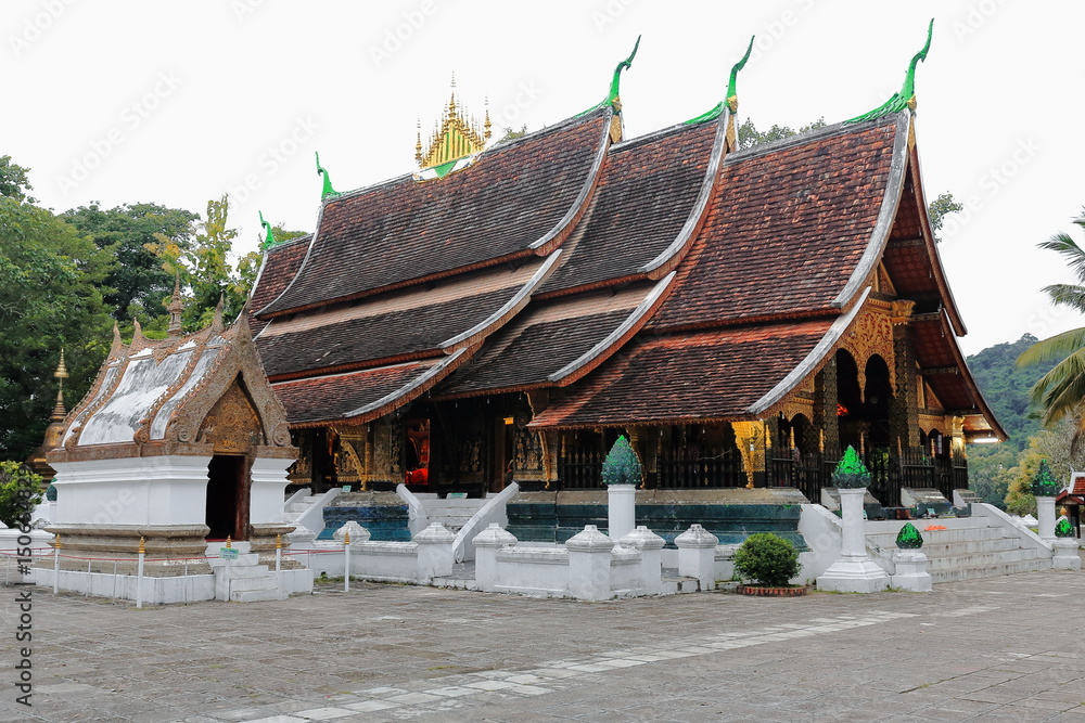 Front stoop-Sim or Congregation Hall. Wat Xieng Thong-Luang Prabang-Laos 4501
