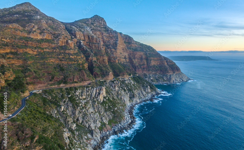 Naklejka premium Chapman's Peak Drive Viewpoint - Cape Town, South Africa