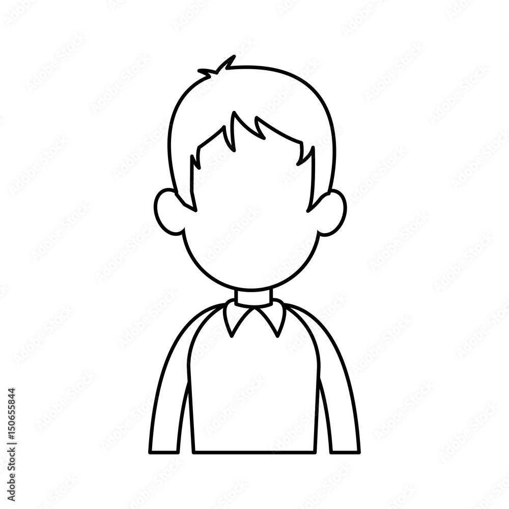 portrait man no face avatar image vector illustration portrait man no face avatar image vector illustration