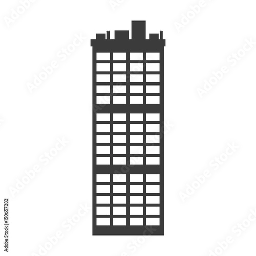 buiilding facade architecture apartment image vector illustration