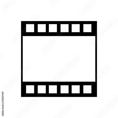 strip film frame cinema template image vector illustration