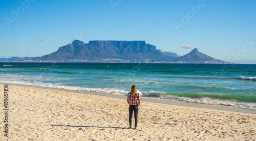 Blouberg Beach  South Africa - Table Mountain  Cape Town View