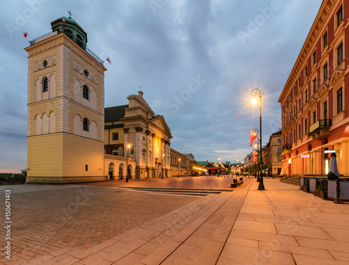 Center of Warsaw in the morning. © velishchuk
