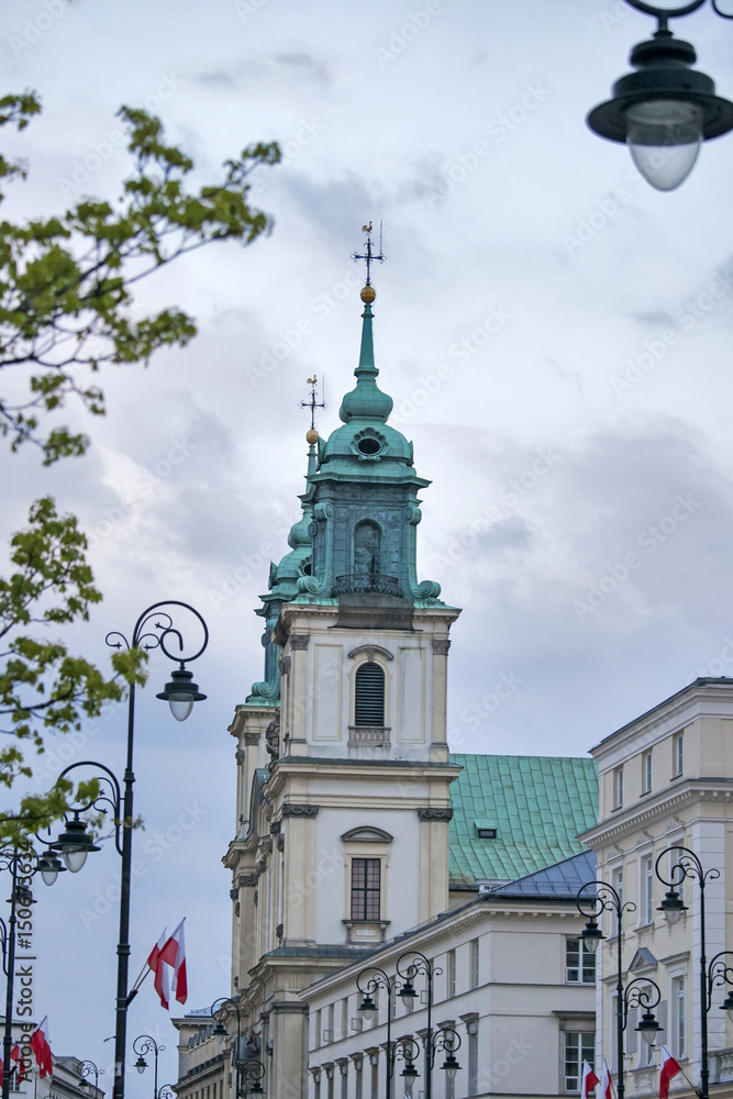 Obraz premium Church of the Holy Cross, Warsaw, Poland